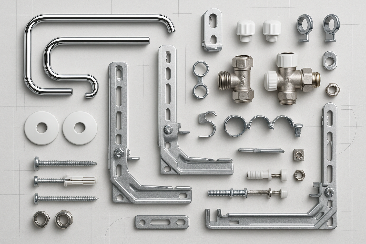Աքսեսուարներ ալյումինե ռադիատորների