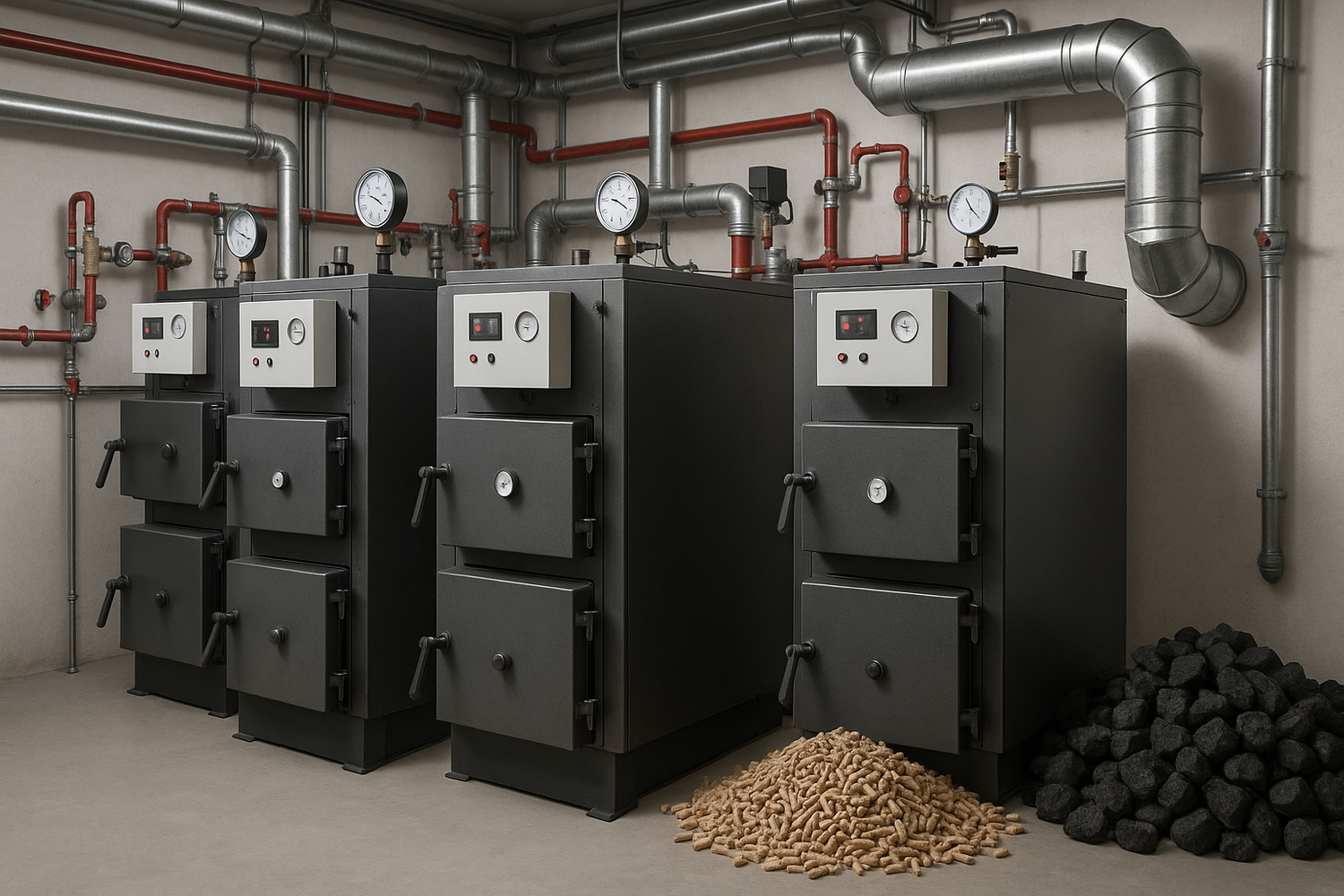 Կաթսաներ պինդ վառելիքային